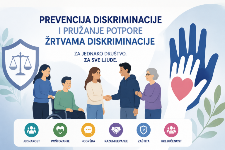Prevencija diskriminacije i pružanje potpore žrtvama diskriminacije