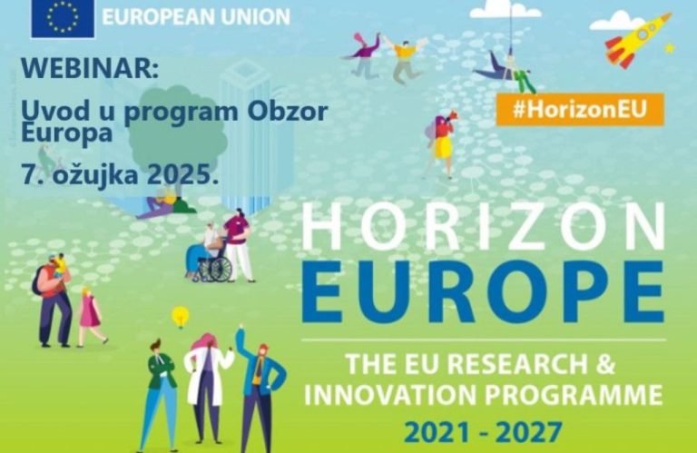 Webinarom Uvod u program Obzor Europa 7. ožujka 2025. započinje Ciklus nacionalnih informativnih webinara