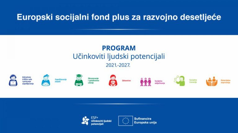 Najava konferencije „Europski socijalni fond plus za razvojno desetlje-e“