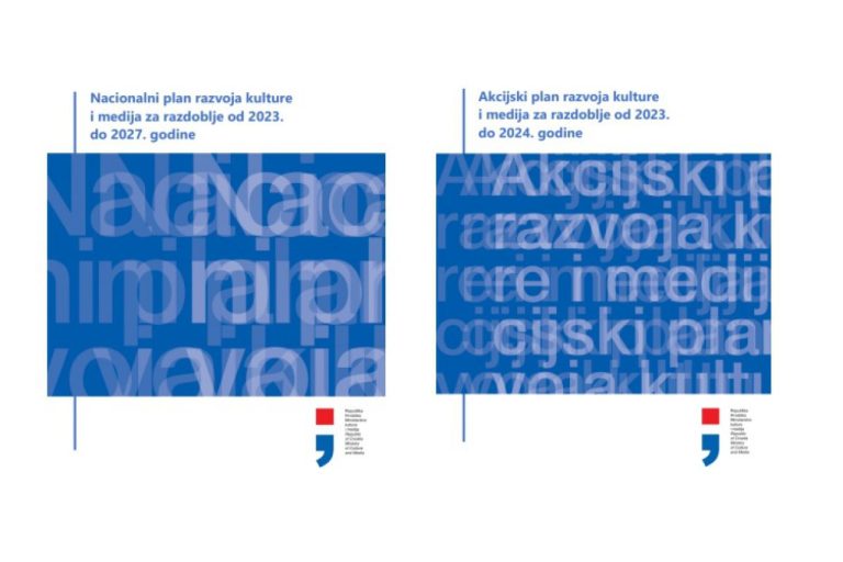 USVOJEN NACIONALNI PLAN RAZVOJA KULTURE I MEDIJA (2023. – 2027.) I PRIPADAJUĆI AKCIJSKI PLAN (2023. – 2024.)