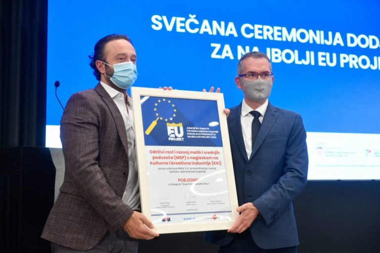 JU RERA S.D. POBJEDNIK U KATEGORIJI “DOPRINOS PODUZETNIŠTVU” NA NATJEČAJU ZA NAJBOLJI EU PROJEKT U HRVATSKOJ!