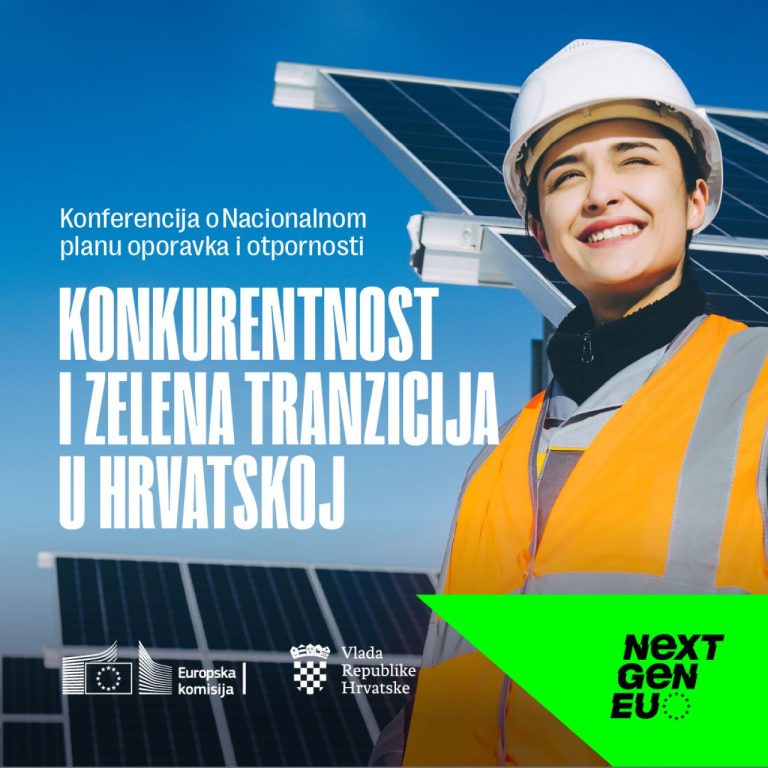 Konferencija o Nacionalnom planu oporavka i otpornosti – Konkurentnost i zelena tranzicija u Hrvatskoj