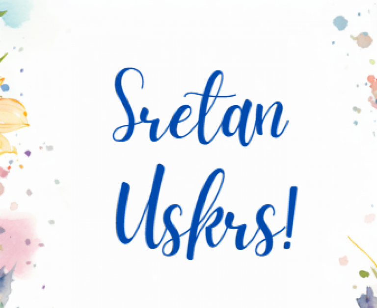 Sretan Uskrs želi Vam JU RERA S.D.
