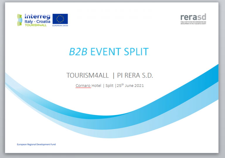 TOURISM4ALL – b2b event Split