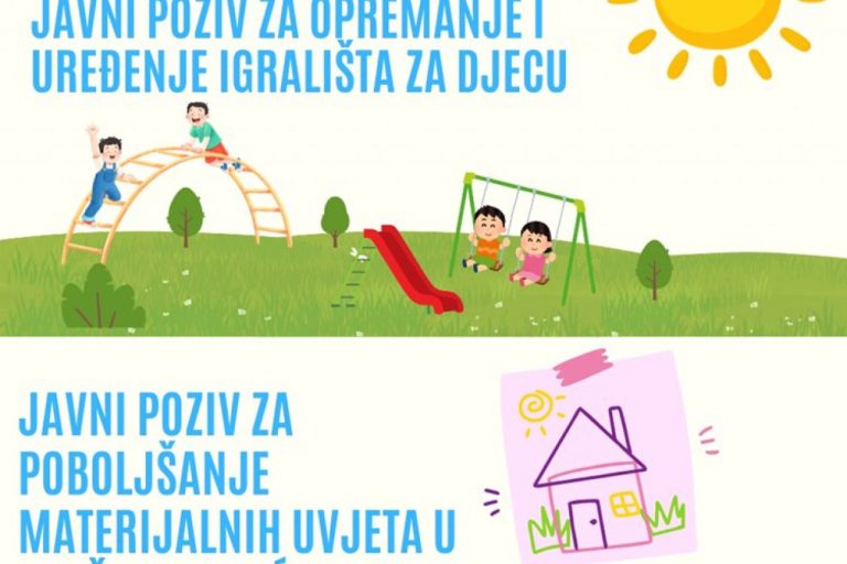 Objavljena dva javna poziva za dječje vrti-e i igrališta vrijedna 16 milijuna eura