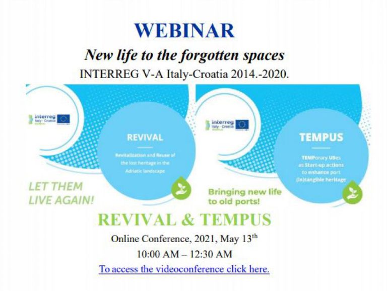 Zajednički webinar projekata REVIVAL i TEMPUS